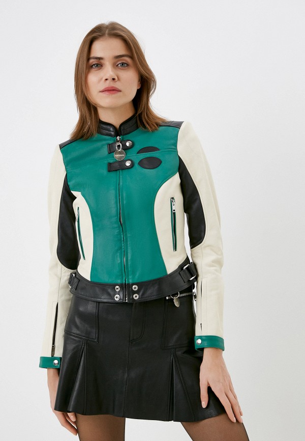 

Куртка кожаная Diesel, Бирюзовый
