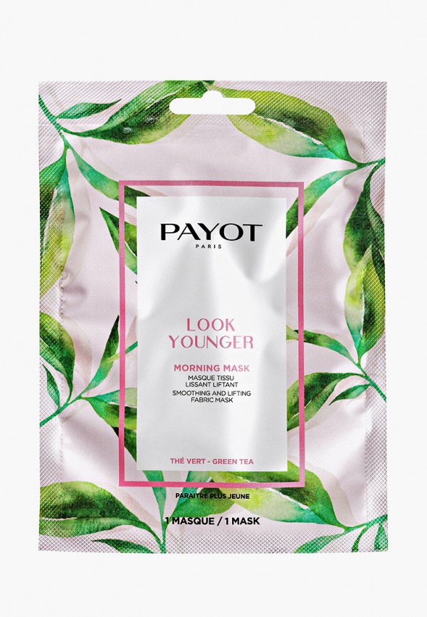 

Тканевая маска для лица Payot, Прозрачный, MORNING MASK подтягивающая и разглаживающая кожу, 19 мл