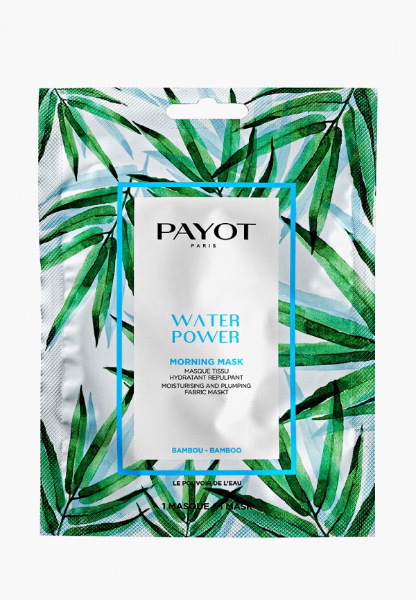 

Тканевая маска для лица Payot, Прозрачный, MORNING MASK Увлажняющая, 19 мл
