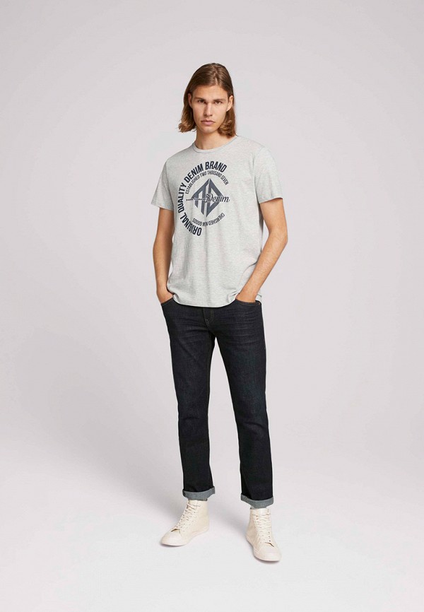 

Футболка Tom Tailor Denim, Серый, Tom Tailor Denim RTLAAQ278401