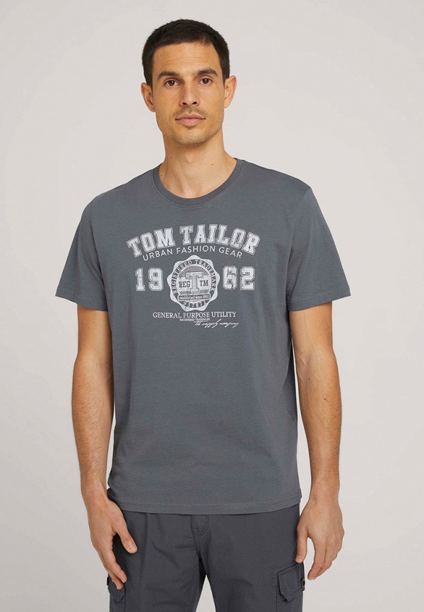 

Футболка Tom Tailor, Серый, Tom Tailor RTLAAQ283401
