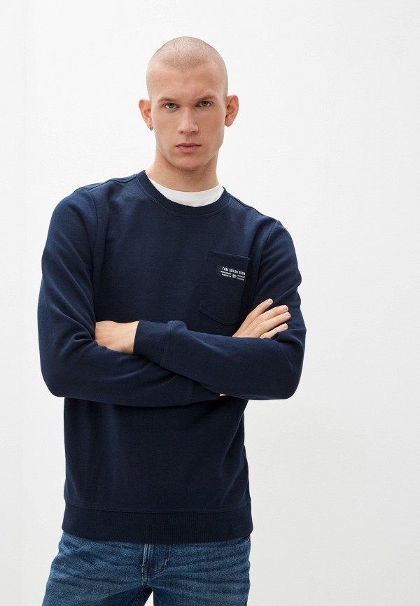 

Свитшот Tom Tailor Denim, Синий