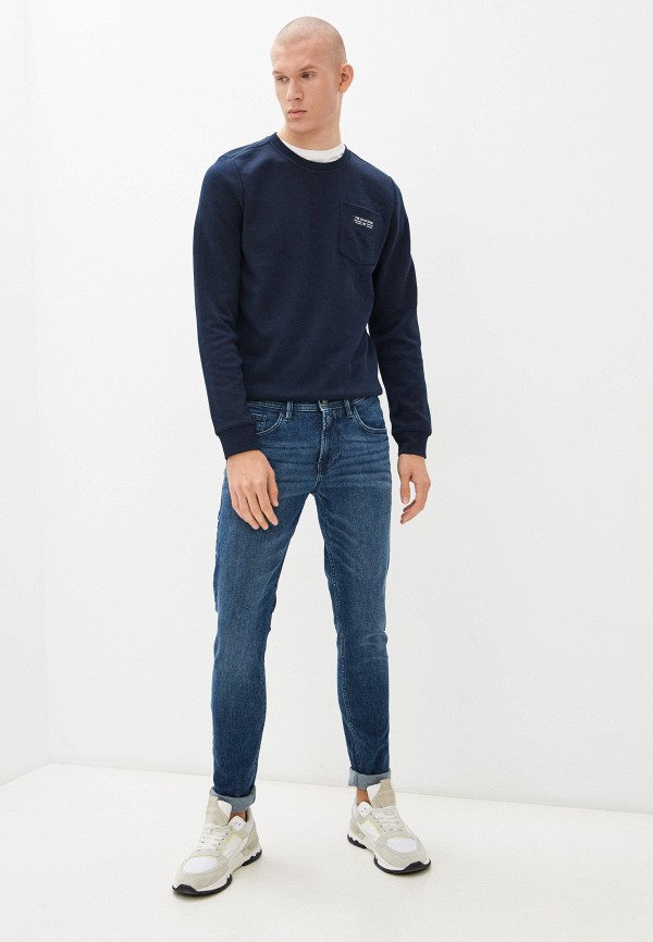 

Свитшот Tom Tailor Denim, Синий
