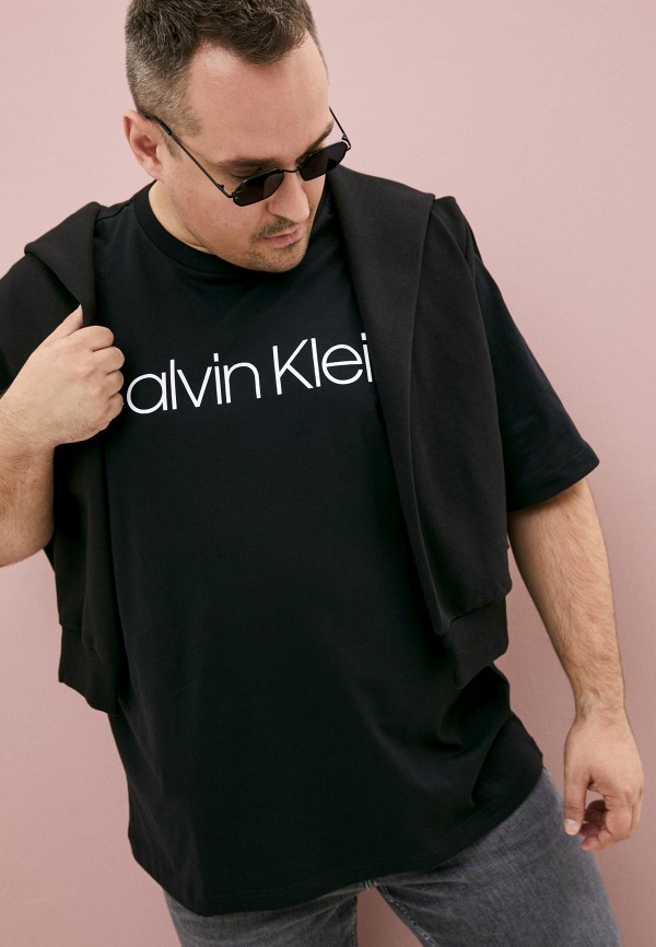 Футболка Calvin Klein BIG & TALL, цвет черный, размер 54 K10K104364 - фото 2