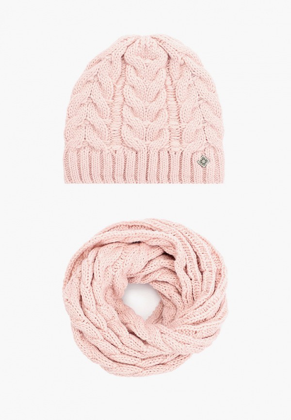 

Шапка и снуд TrendyAngel, Розовый, TrendyAngel RTLAAQ308201
