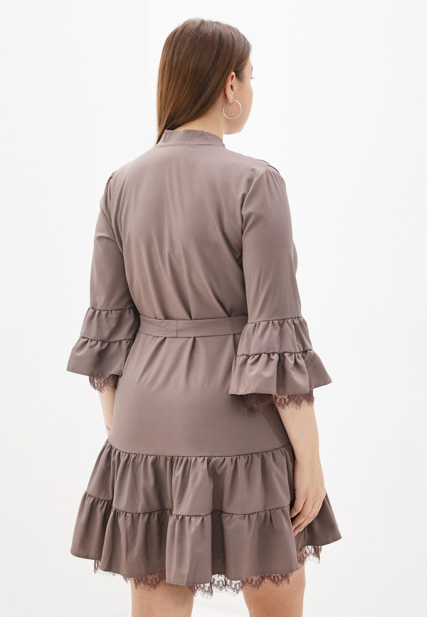 Платье Lakressi, цвет коричневый, размер 48 La1930 - фото 3