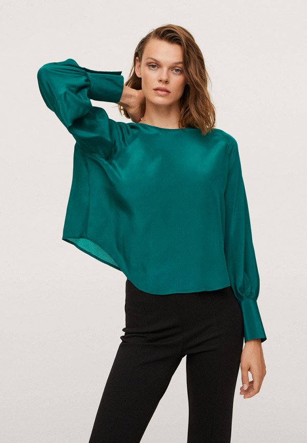 

Блуза Mango, Бирюзовый, NAIT