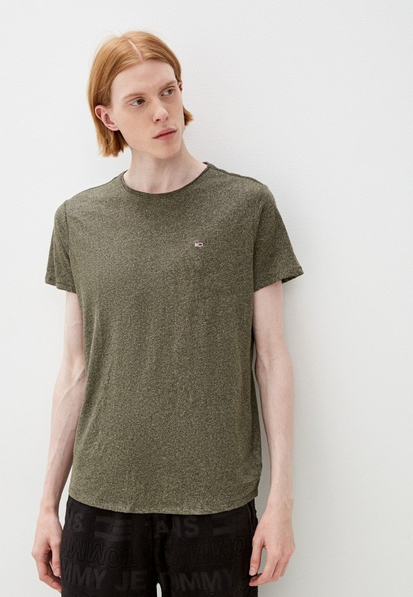 

Футболка Tommy Jeans, Хаки