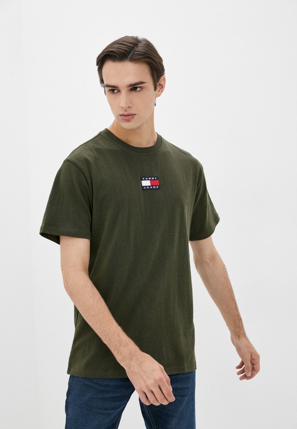

Футболка Tommy Jeans, Хаки