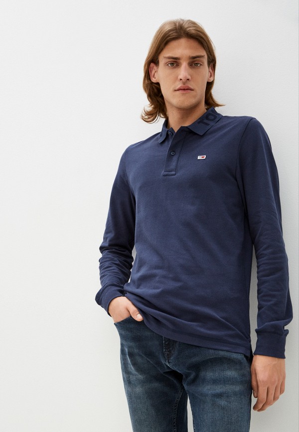 

Поло Tommy Jeans, Синий