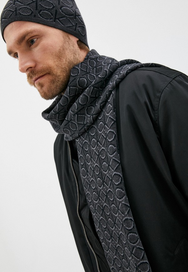 Шапка и шарф Calvin Klein, цвет серый K50K507498 - фото 7