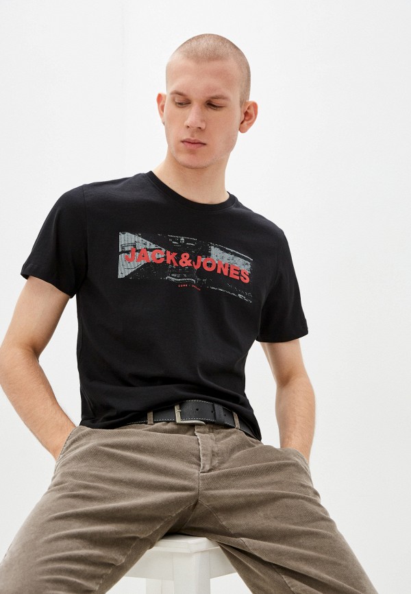 

Футболка Jack & Jones, Черный, Jack & Jones RTLAAQ401101