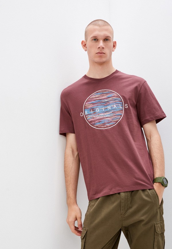 

Футболка Jack & Jones, Бордовый