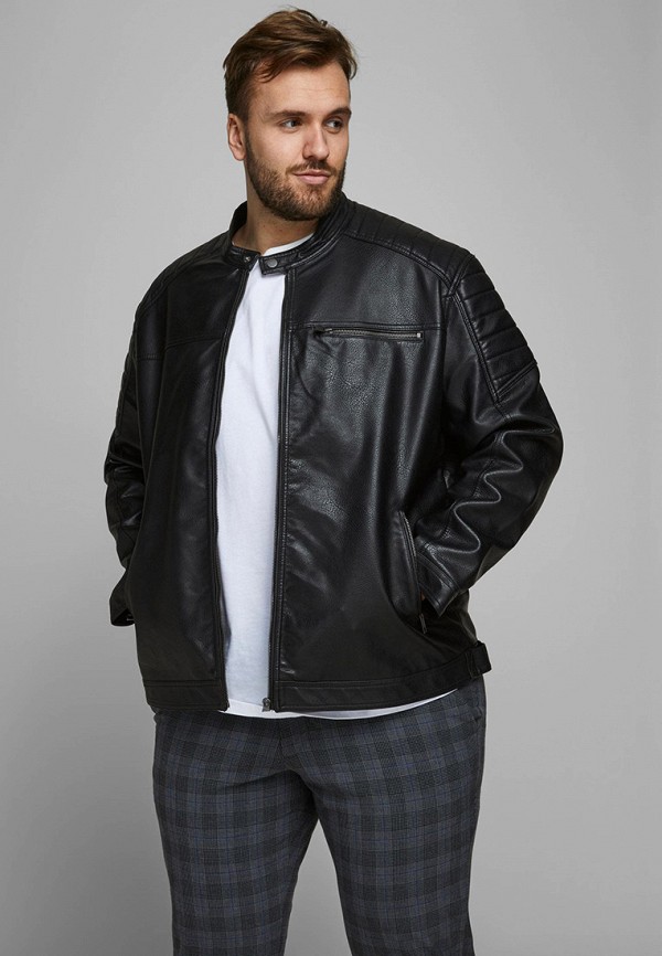 фото Куртка кожаная jack & jones