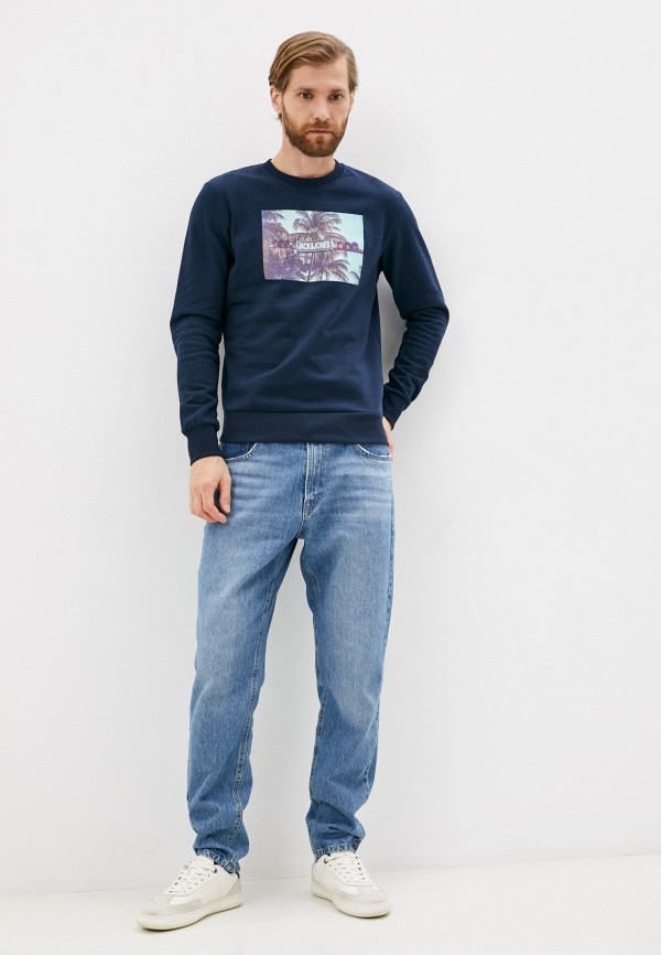 

Свитшот Jack & Jones, Синий
