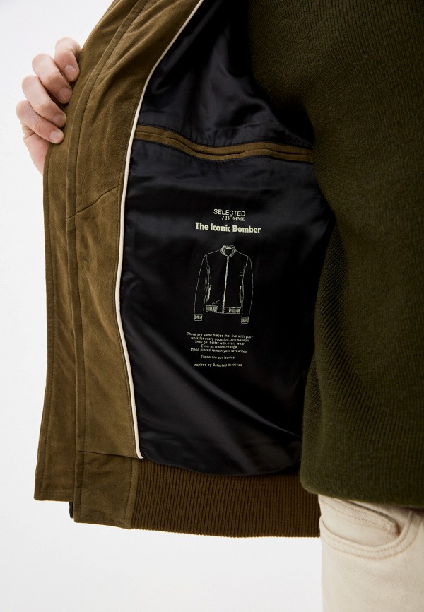 фото Куртка кожаная selected homme