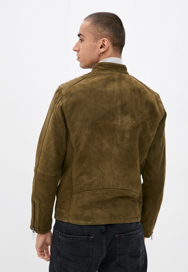 

Куртка кожаная Selected Homme, Хаки, Selected Homme RTLAAQ459501