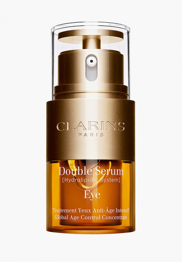 

Сыворотка для кожи вокруг глаз Clarins, Прозрачный, Комплексная омолаживающая двойная сыворотка для кожи вокруг глаз Double Serum Eye, 20 мл