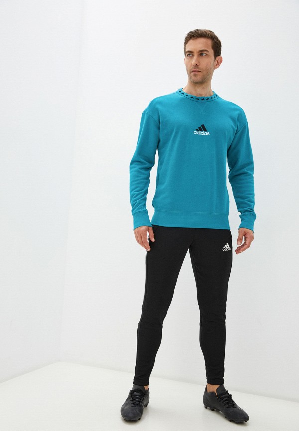 

Свитшот adidas, Бирюзовый, REAL ICON CR SW