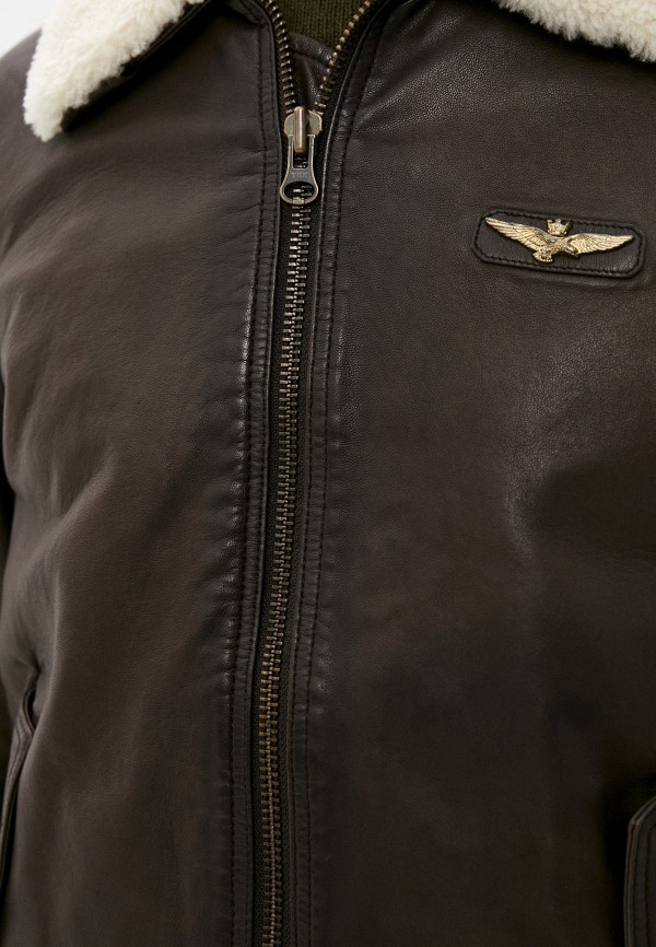 фото Куртка кожаная aeronautica militare