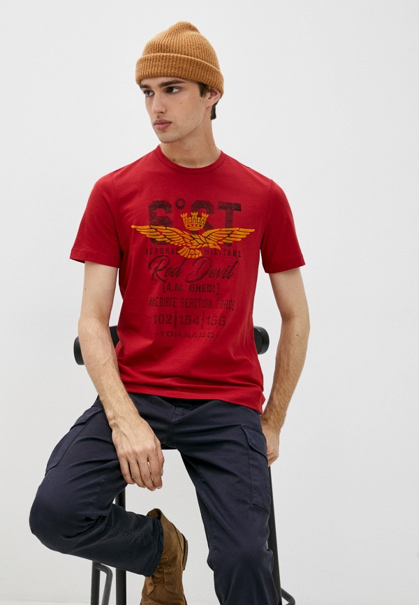 

Футболка Aeronautica Militare, Бордовый