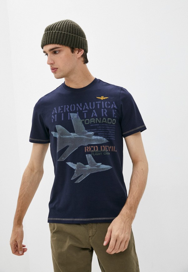 

Футболка Aeronautica Militare, Синий