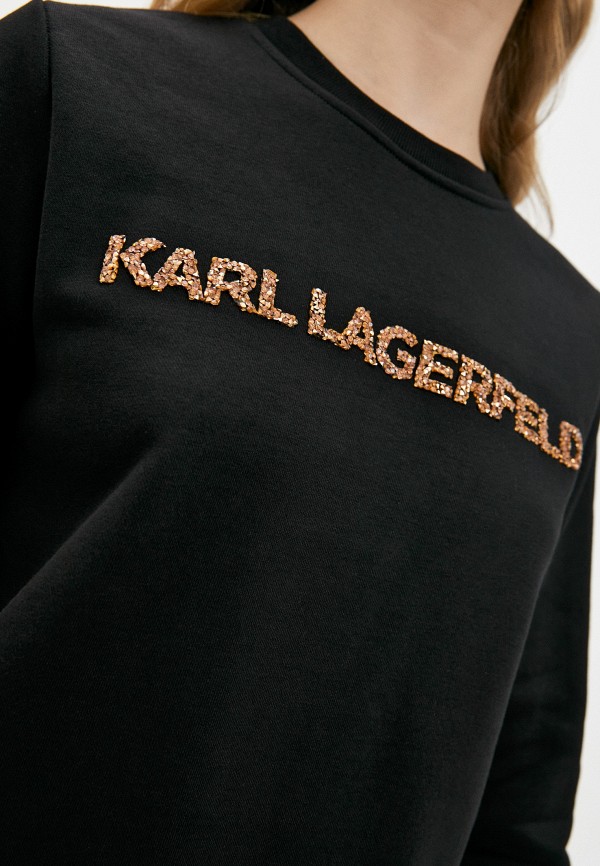 Свитшот Karl Lagerfeld, цвет черный, размер 40 216W1810 - фото 5