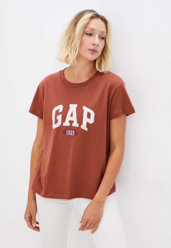 

Футболка Gap, Коричневый