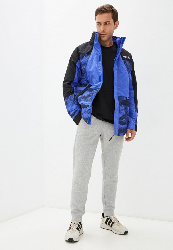 

Куртка утепленная adidas Originals, Синий, AOP OUTDOOR JKT