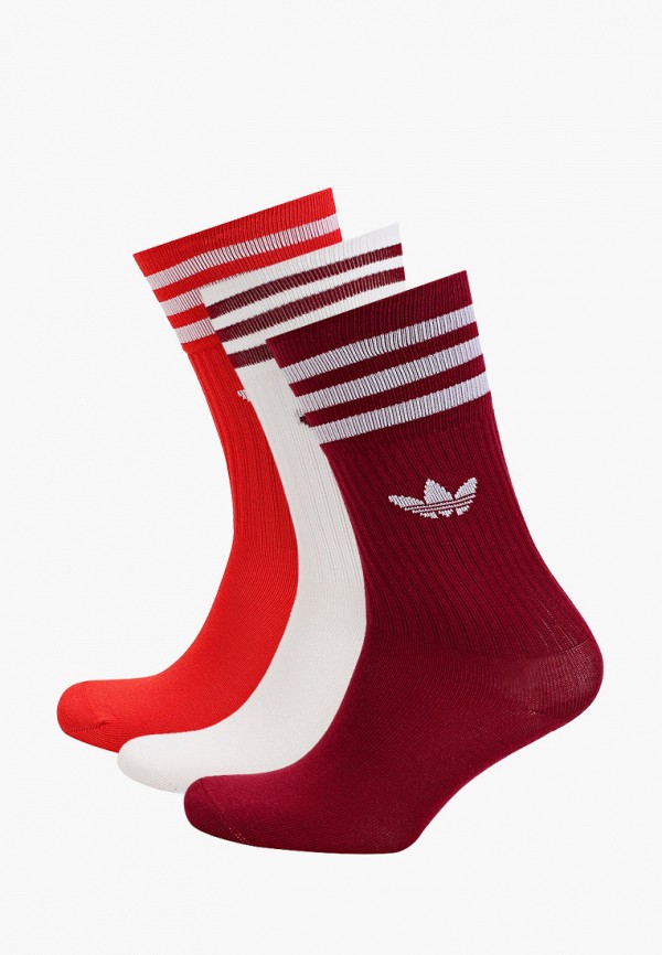 

Носки 3 пары adidas Originals, Белый;бордовый;красный, adidas Originals RTLAAQ641701