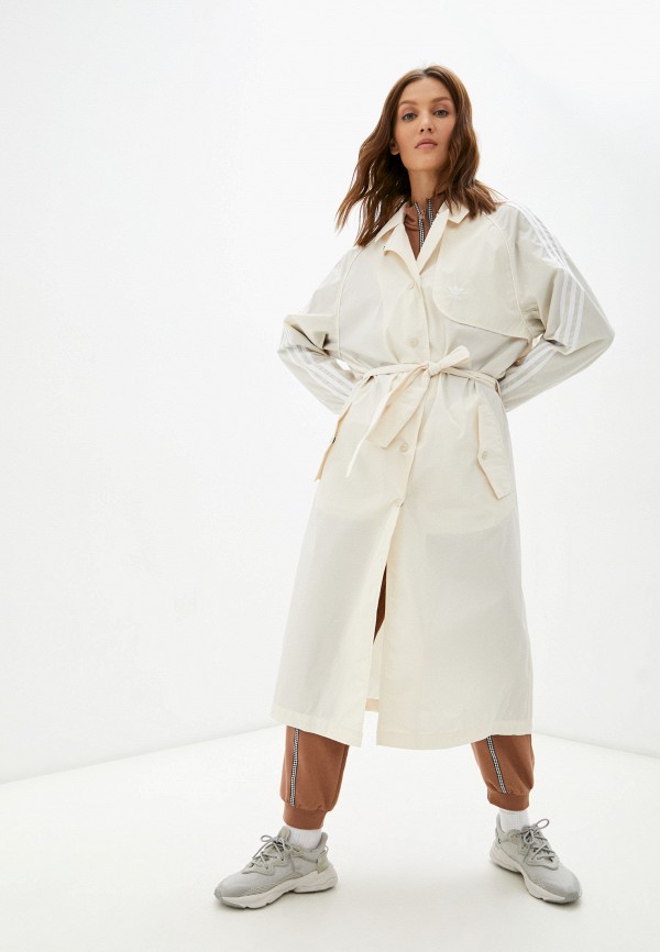 

Плащ adidas Originals, Бежевый, adidas Originals RTLAAQ642101