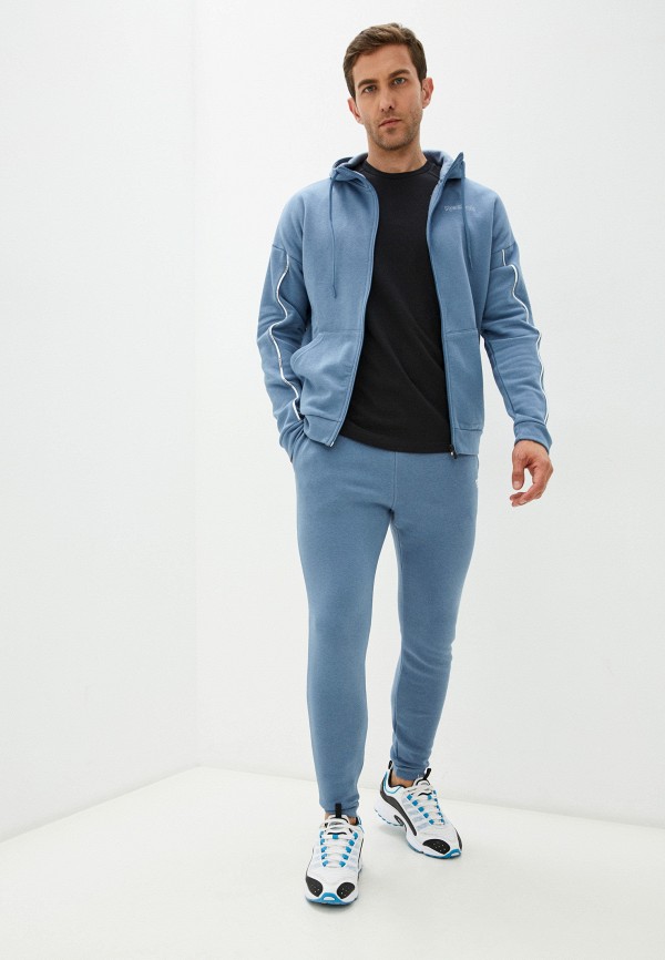 

Брюки спортивные Reebok, Голубой, RI FLEECE JOGGER
