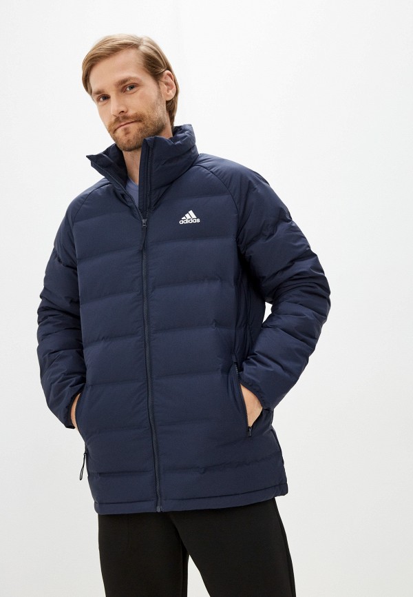 

Пуховик adidas, Синий, HELIONIC MID J