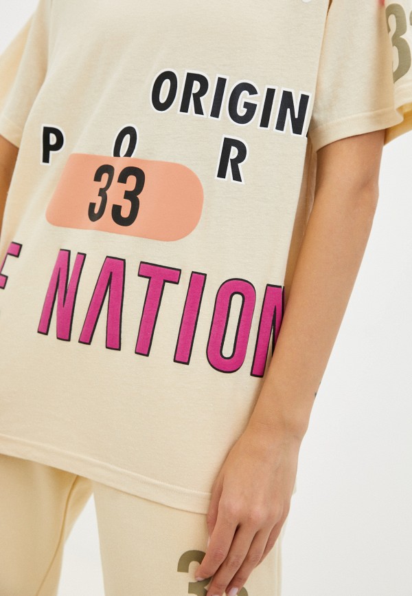 

Футболка P.E Nation, Бежевый, EASTBROOK TEE