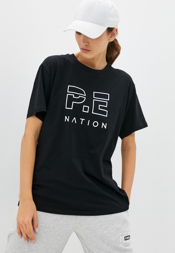 

Футболка P.E Nation, Черный, HEADS UP TEE