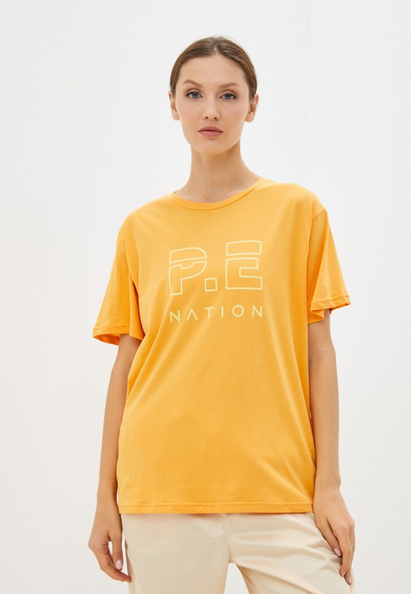 

Футболка P.E Nation, Оранжевый, HEADS UP TEE