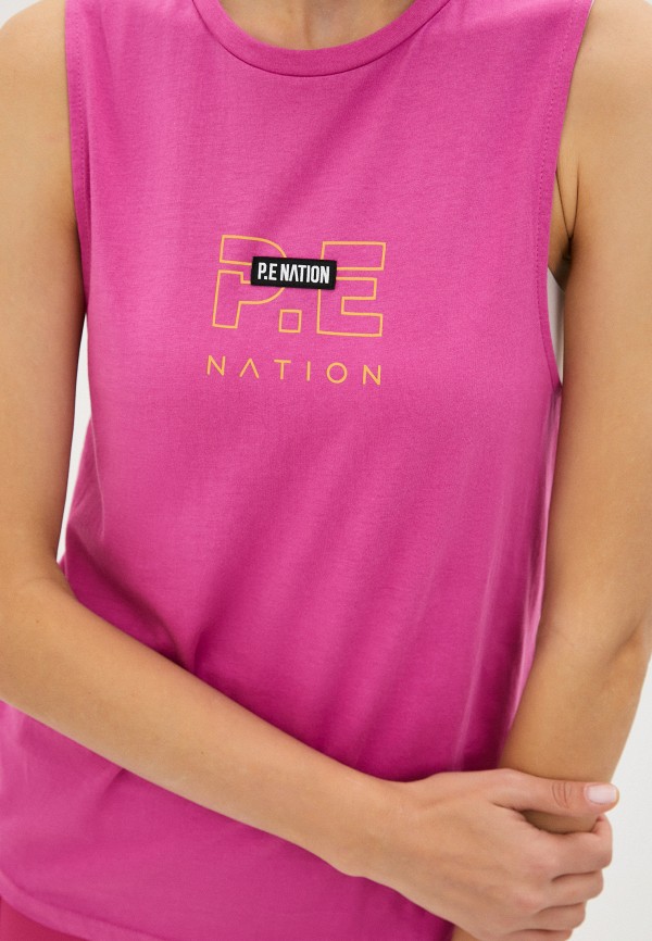 

Майка P.E Nation, Розовый, TWIST SERVE TANK
