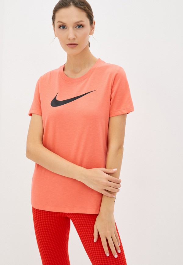 

Футболка Nike, Коралловый, W NK DF TEE DFC CREW
