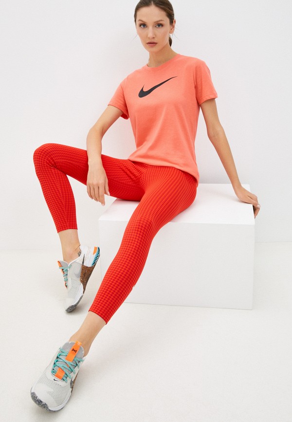 

Футболка Nike, Коралловый, W NK DF TEE DFC CREW