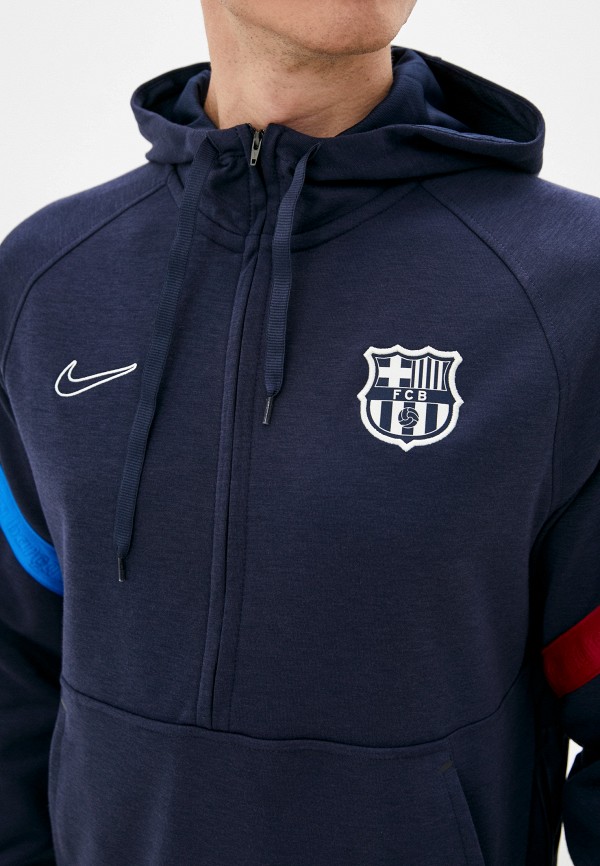 

Худи Nike, Синий, FCB MNK DF TRAVEL FLC HD 3/4Z