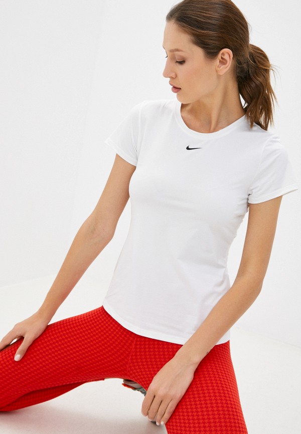 

Футболка спортивная Nike, Белый, W NK ONE DF SS SLIM TOP