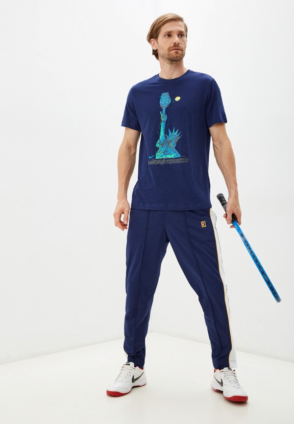

Футболка спортивная Nike, Синий, M NKCT DF TEE NYC LIBERTY