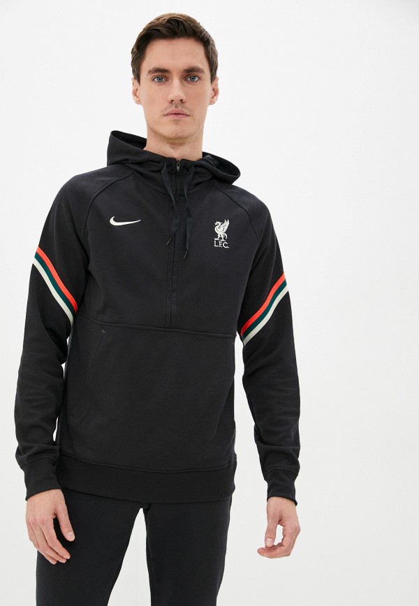 

Худи Nike, Черный, LFC MNK DF TRAVEL FLC HD 3/4Z