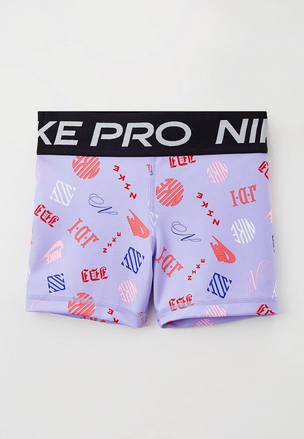 

Шорты спортивные Nike, Фиолетовый, G NP DF BOY SHORT AOP RTL