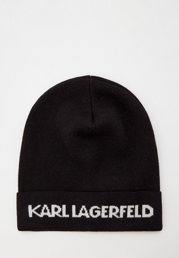 Шапка Karl Lagerfeld черный 512327-805601 RTLAAQ724901