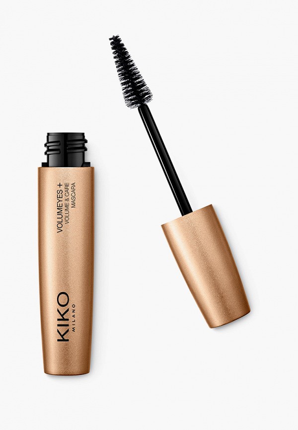 

Тушь для ресниц Kiko Milano, Черный, с активным эффектом увеличения объема VOLUMEYES+ MASCARA, Black, 11 мл