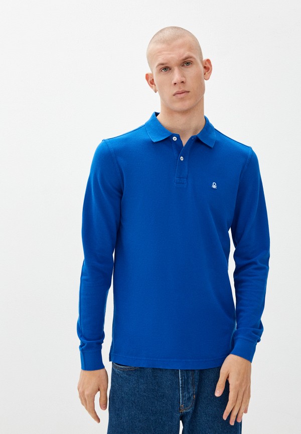 

Поло United Colors of Benetton, Синий, United Colors of Benetton RTLAAQ742101
