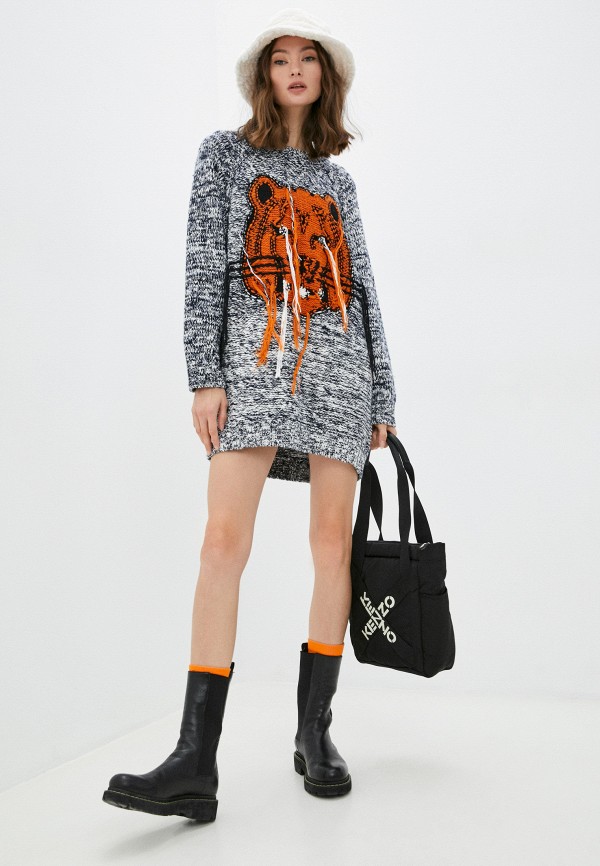 

Платье Kenzo, Синий, Kenzo RTLAAQ753001