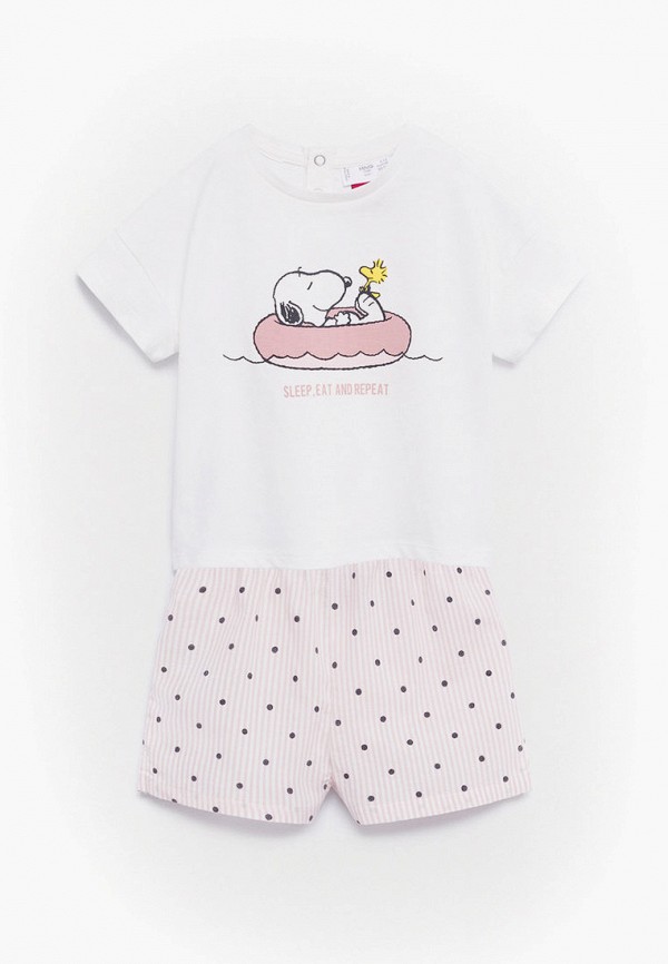 

Пижама Mango Kids, Белый, SNOOPYB