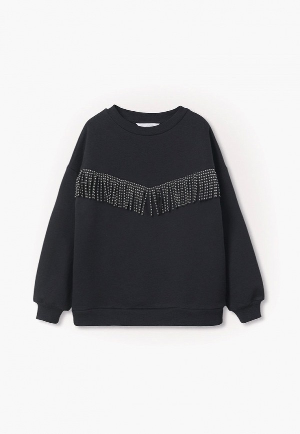 

Свитшот Mango Kids, Черный, FRINGE